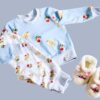Schnittmuster kostenlos Kinderschlafanzug Anna und Rüdiger – zweiteiliger Kinderschlafanzug aus Jersey nähen, ideal für Nähanfänger | TOSCAminni