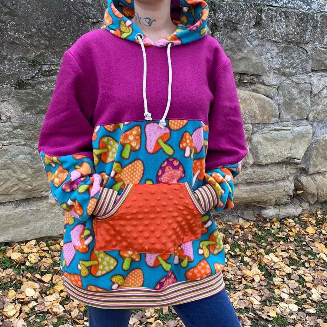 Schnittmuster für Hoodie Inga 50 | TOSCAminni