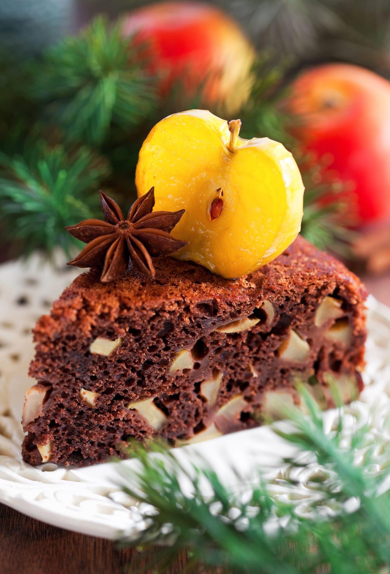 Chocolate apple cake1