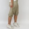 Seitenansicht der kurzen Hose des Schnittmusters Zoé von TOSCAminni-Schnittmanufaktur -