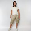 Frontansicht des Schnittmusters Knickerbocker Hose Zoé von TOSCAminni-Schnittmanufaktur -