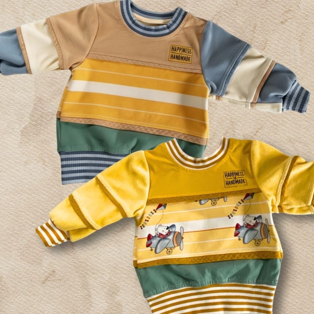 Hochwertige, handgemachte Kinderkleidung mit einzigartigem Design und nachhaltigen Materialien bei TOSCAminni-Schnittmanufaktur. Perfekt für kleine Abenteurer und Alltag.